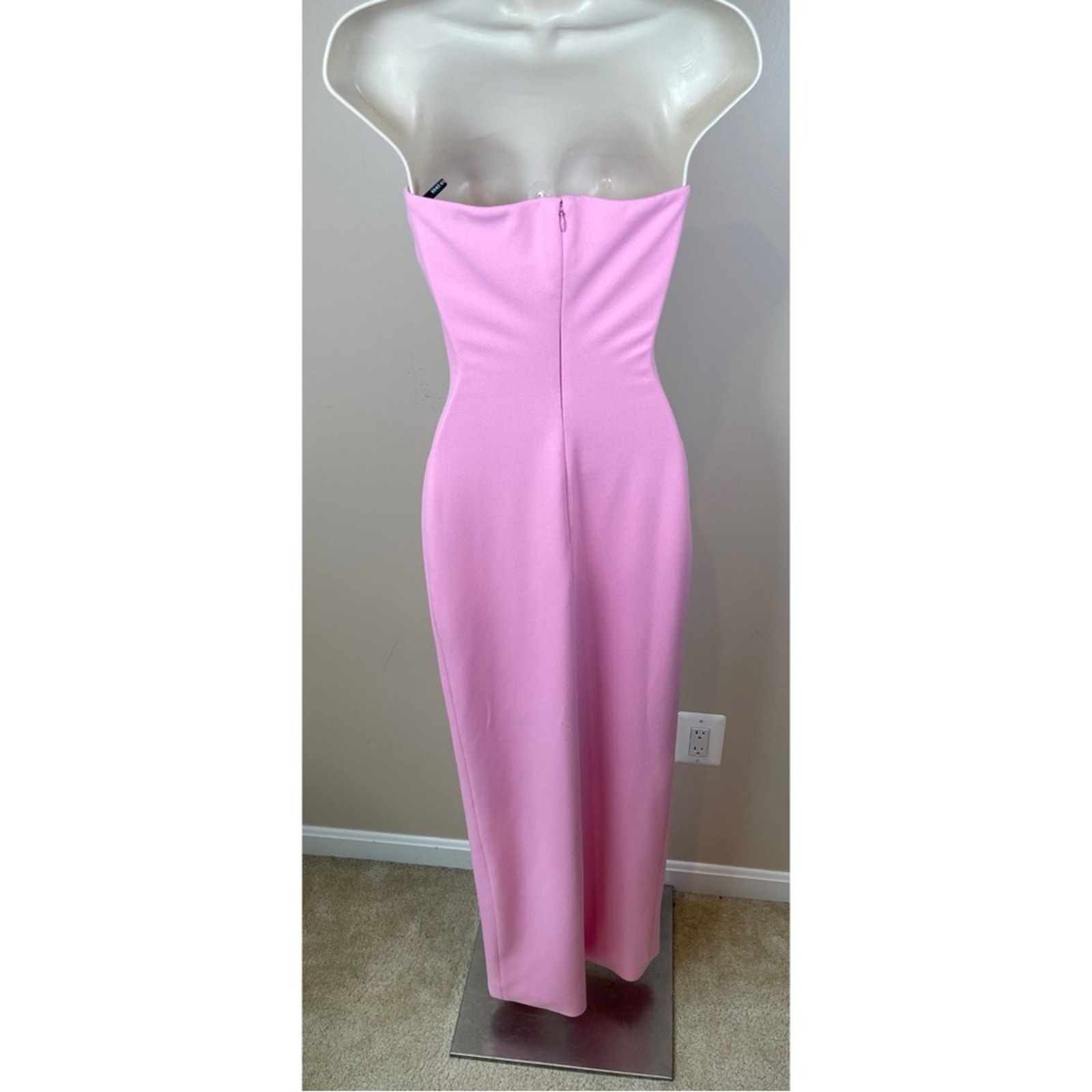 Solace London Bysha Strapless Bubblegum Pink Maxi Dress Size 0 — image 6 of 8